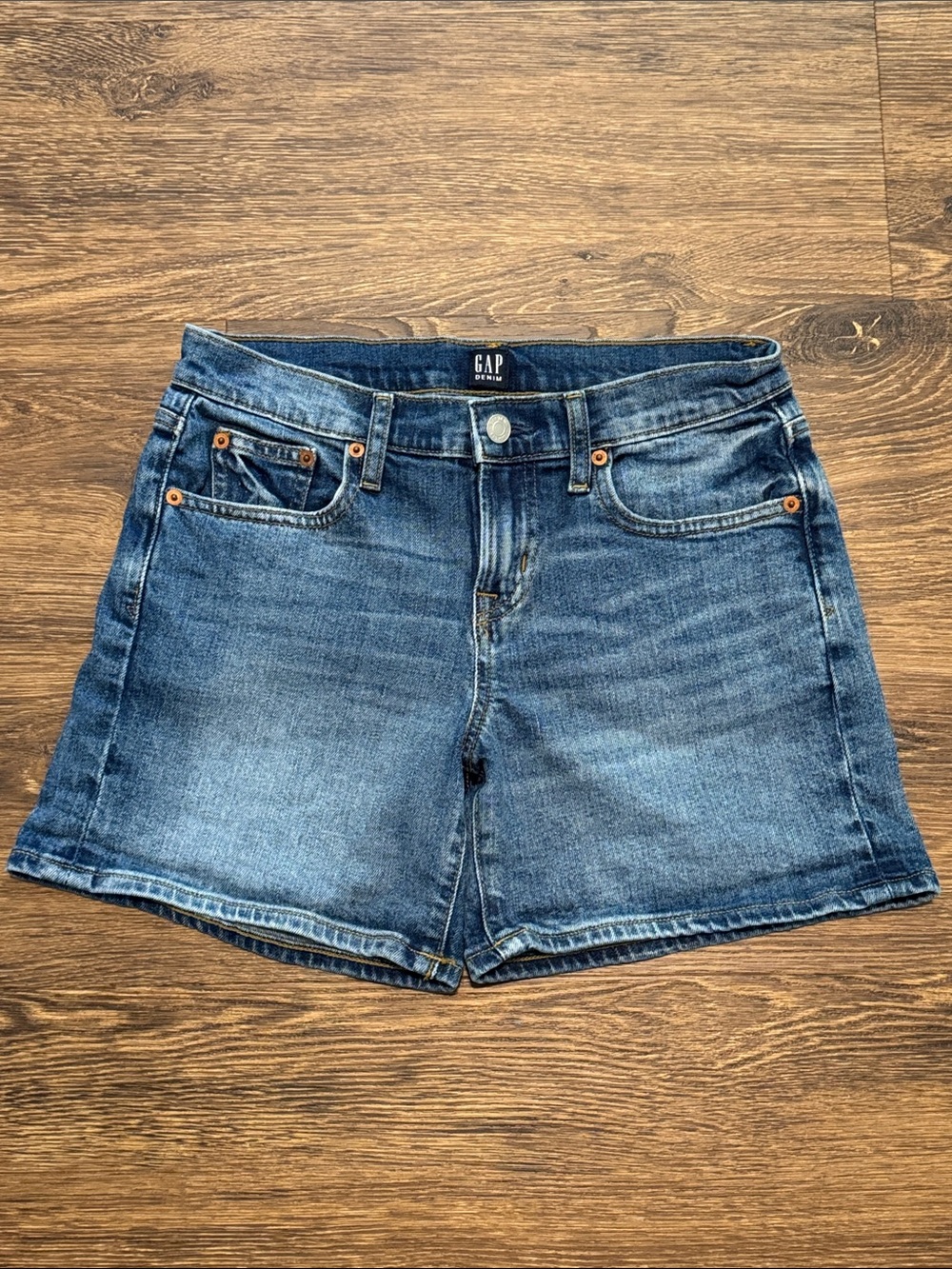 GAP Women's Medium Blue Denim Cutoff Shorts